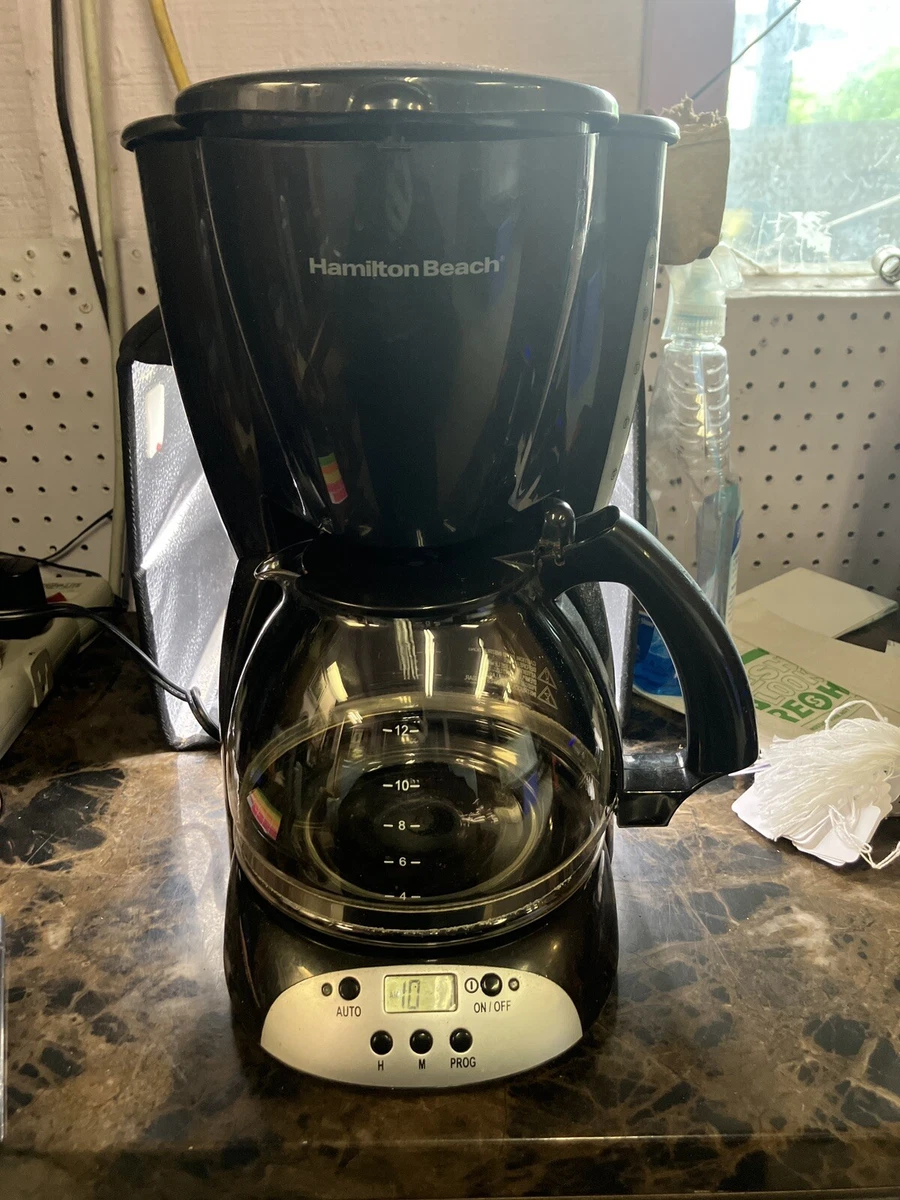 Hamilton Beach Drip Coffee Maker A108 12 cup. AD