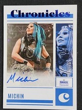 2023 Chronicles WWE MICHIN MIA YIM Auto Blue /49 #CS-MCN
