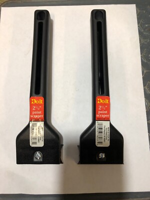 785814 LOT OF 2 DO IT BEST  2-1/2'' PAINT SCRAPERS FREE SHIPPING