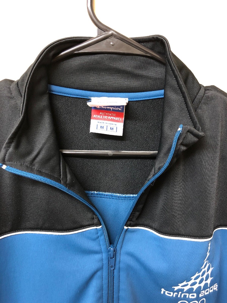 RARE CHAMPION TEAM USA -2006 TORINO WINTER OLYMPIC TRACK JACKET SZ
