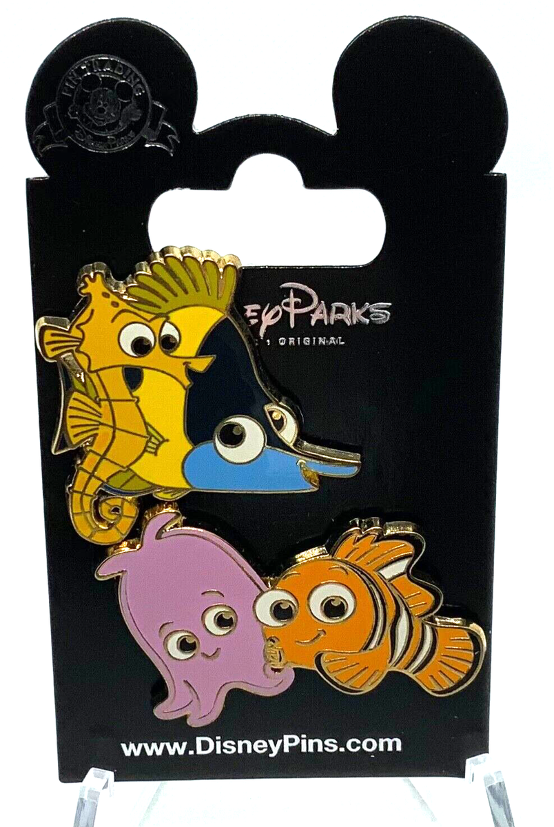 Disney 2014 Finding Nemo Nemo & Friends Tad, Sheldon & Pearl Pin