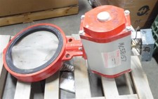 SURPLUS Bray 14" Double Acting Pneumatic Actuated Butterfly Valve