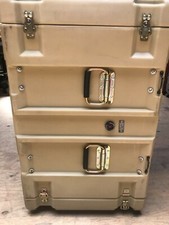 Zero Plastic Military Warrior Rackmount Shockmount Case 8U OD 33x21x28 inches