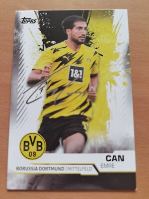 Topps BVB Borussia Dortmund Team 2020 20/21 BVB Mittelfeld Emre Can #19