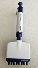 Rainin Pipet-lite XLS L300 20-300 uL LTS 8-Ch Multichannel: Calibrated New Seal
