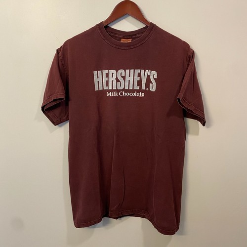 T -Shirt Mens Size Large Brown Logo 