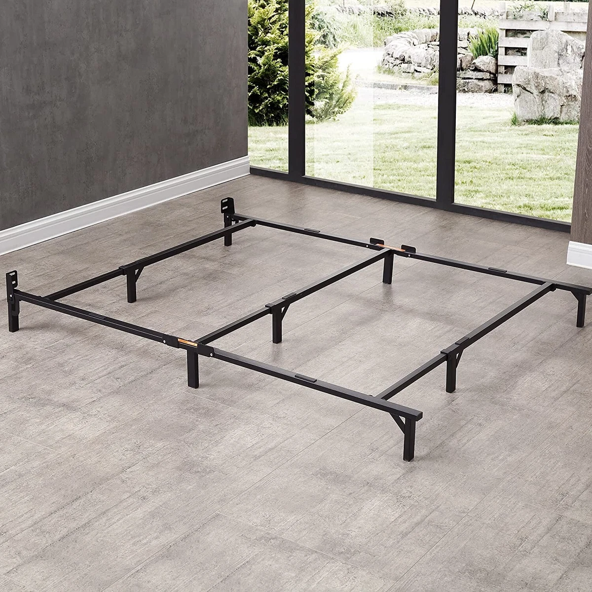 Hercules Compact Heavy Duty Metal Bed Frame Adjustable Width