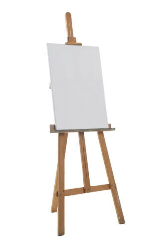 CAVALLETTO PER DIPINGERE QUADRO PITTORE ARTE ESPOSIZIONE TELO DIPINGERE LAVORO