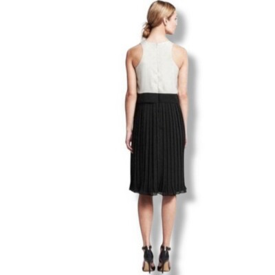 pleated popover dress Pleated Popover Midi Dress
