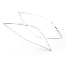 Chrome Front Fog Light Cover Lamp Frame Trim For Toyota Camry XSE 2018 2019 2020