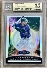 2020 Panini Titan #15 Nolan Arenado HOLO SILVER PRIZM BGS 9.5 GEM MINT