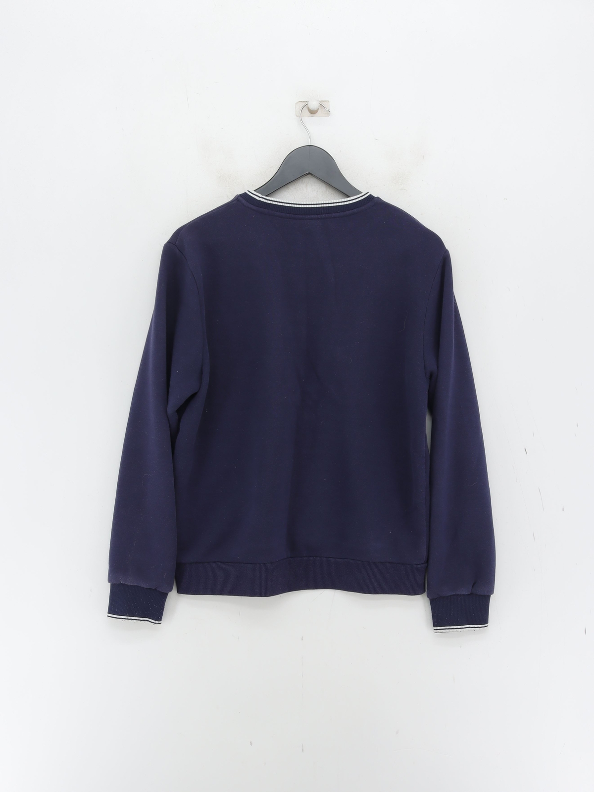 Fila Felpa Donna con Cappuccio XS Blu Grafica Cotone con Pullover Poliestere