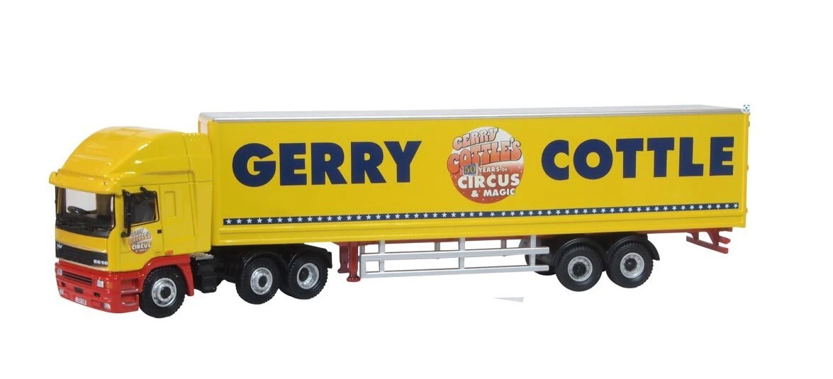 OXFORD HAULAGE ERF EC BOX TRAILER GERRY COTTLE-76EC004
