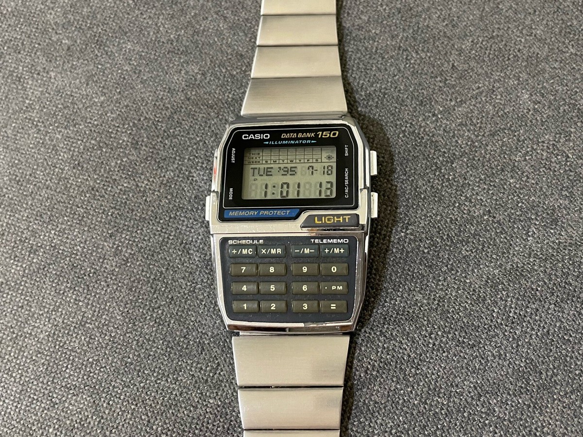 Vintage Casio DBC-1500databank Calculator Watch | eBay