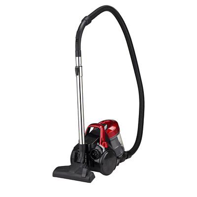 Bodensauger Rot Kunststoff Metall 700 W 2 Liter HEPA-Filter Multi-Cyclon KHG