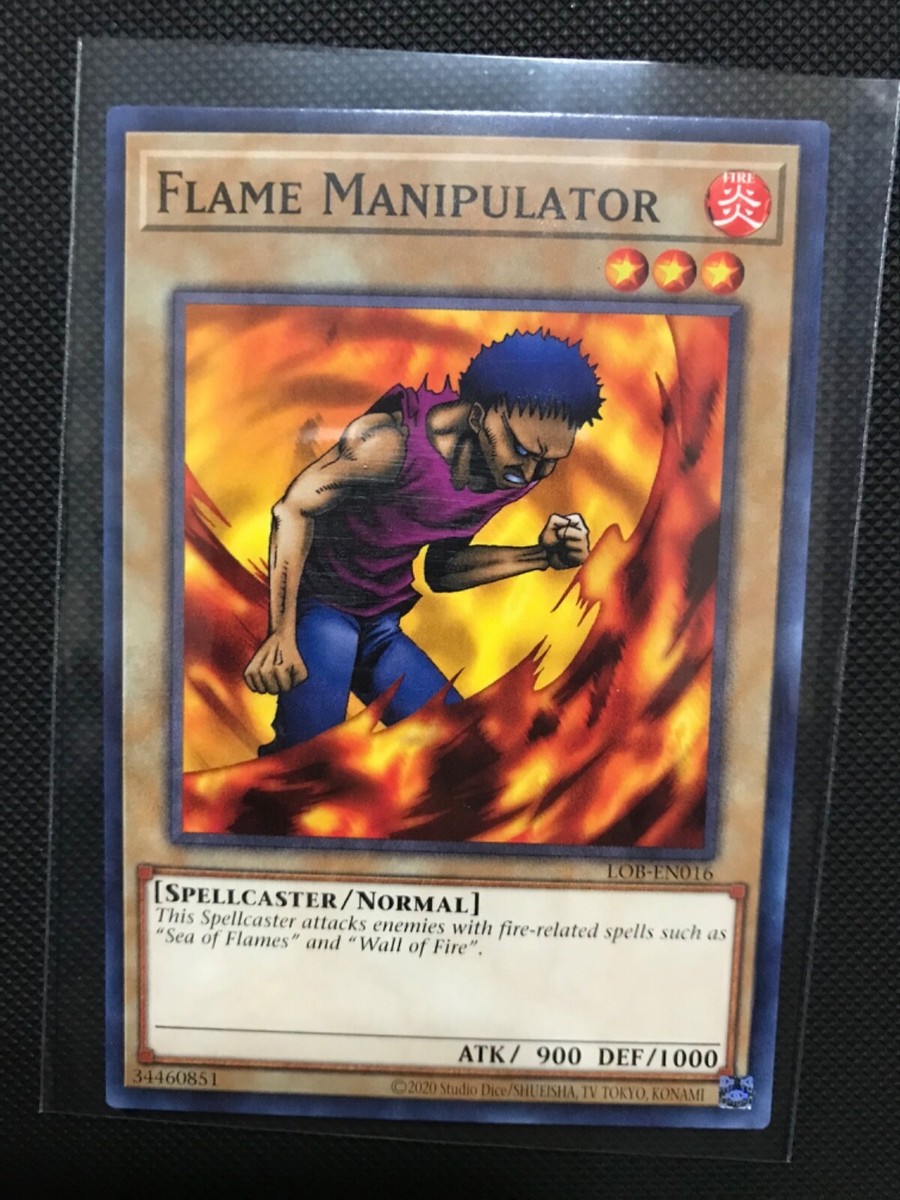 flame manipulator yugioh card LOB-012 Yu-Gi-Oh! Ferocious Flame Manipulator by PrimeAceJohn