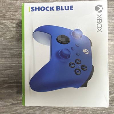 Microsoft Xbox Wireless Controller Shock Blue - Bluetooth, Hybrid D-pad, Share