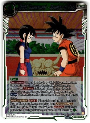 World Tournament - Reunion of Fate Foil Rare Prismatic Clash BT28-075 NM