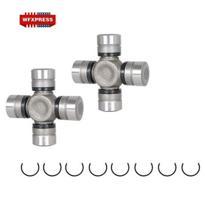 2* Front Greasable U Joint Kit For Ford F250 F350 Super Duty 2005-14 For 5-1510X