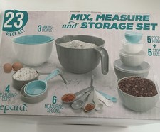 Prepara 23pc Bowl Set Nesting Snap Lids Mix M...