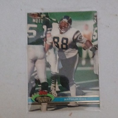 Topps Stadium Club Arthur Cox NFL Trading Card Lot 2 Cards American Football