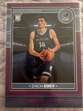 2024-25 Panini Nba Hoops - Rookies Zach Edey #239 Purple (RC)
