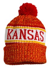 City Beanies For Football Fans - Cuff Knit Winter Skull Cap with Pom