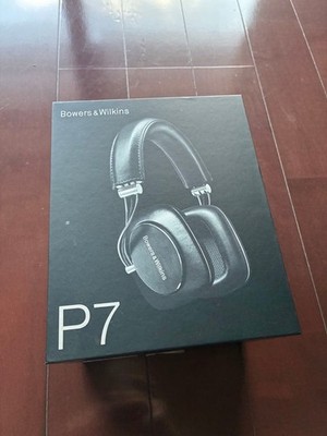 B&W Bowers & Wilkins P7 Black Wired Over Ear Headphones USED AS IS