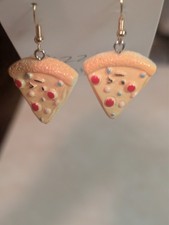 Pizza slice theme earrings, NEW, for any pizza lover...