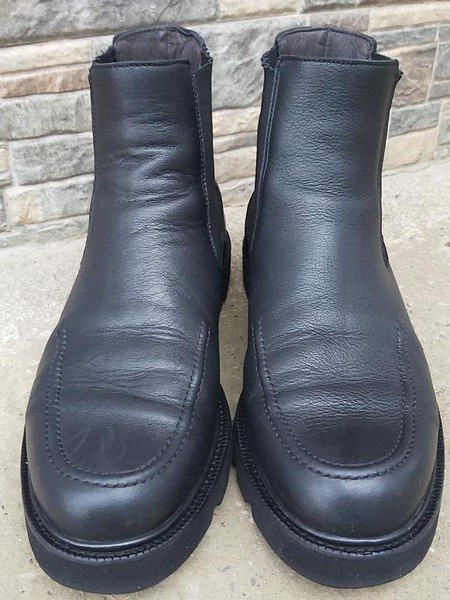 Men Massimo Dutti Boots Black Leather 8
