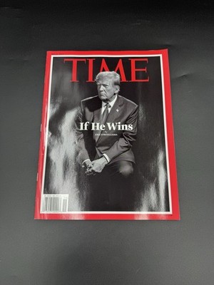 DONALD TRUMP IF HE WINS TIME MAGAZINE MAY 27 2024 NO LABEL - Mint Condition NM+
