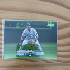 Topps Stadium Club Evan Longoria Lime Green Foil #110 Tampa Bay Rays 2025