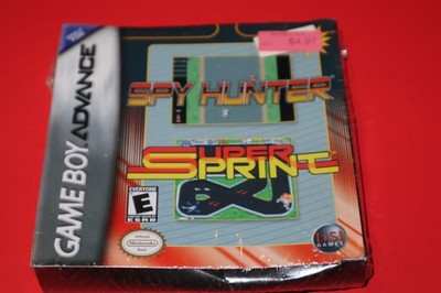 SPY HUNTER & SUPER SPRINT FOR NINTENDO GAME BOY ADVANCE GBA BRAND NEW & SEALED!!