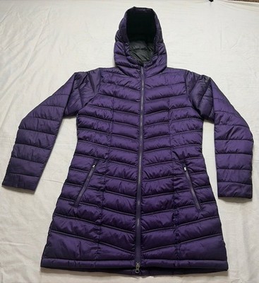 Columbia Women s Purple Puffer Coat Purple Size M Full Zip Pockets #1145