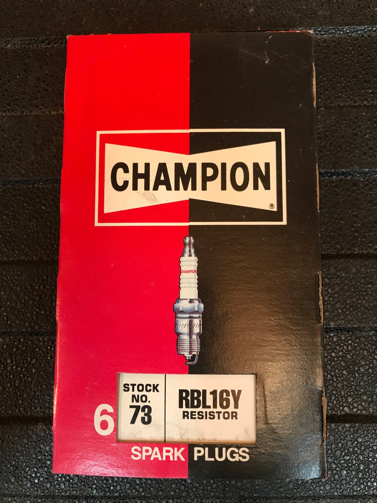 Champion Vintage Resistor Spark Plugs X6- RBL16Y -For Pontiac, GMC, Chevrolet