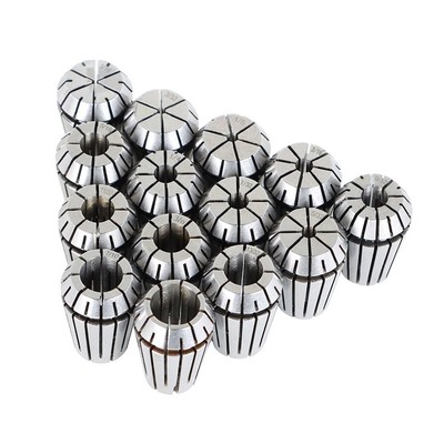 14PC ER20 Spring Collet Set Fit For CNC Milling Lathe Tool Engraving Machines