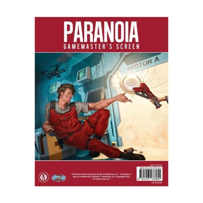 Mongoose Paranoia Paranoia - Gamemaster's Screen Bag SW (New)