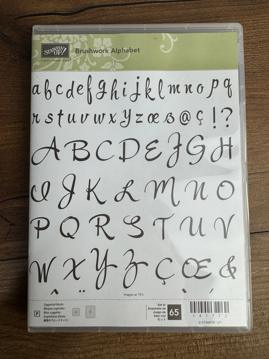 Stampin' Up! Numbers & Letters Craft Stamps for sale - eBay