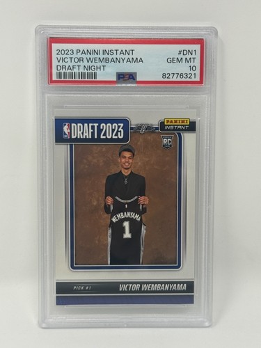 2023-24 Panini Instant - Draft Night 2023 Victor Wembanyama #DN-1 /31324  PSA 10