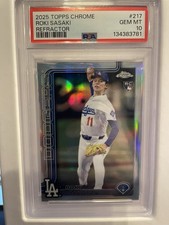 2025 Topps Chrome - Roki Sasaki #217 Refractor (RC)