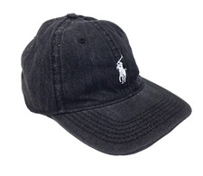 Polo Ralph Lauren Men's Cotton Twill Baseball Cap, Coal, One Size