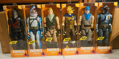 2019 EPIC GAMES FORTNITE 12'' ACTION FIGURES LOT OF 6 VICTORY SERIES