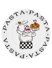 4 PCS-Chef Elect 8" Pasta Bowl  🇮🇹 Italian Chef Theme • New!