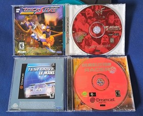 Tokyo Xtreme Racer 2 (Sega Dreamcast, 2000) + Plasma Sword, Toy Commander Lot