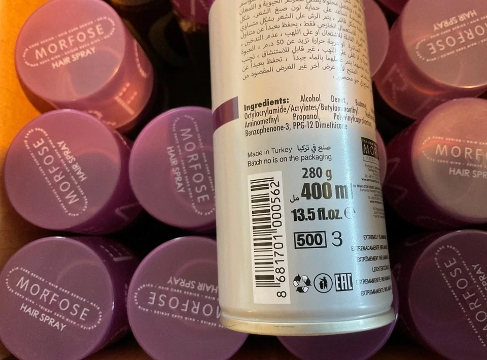 Haarspray 23 x 400 ml MORFOSE - Colour Lock Haarspray - Bild 4 von 4