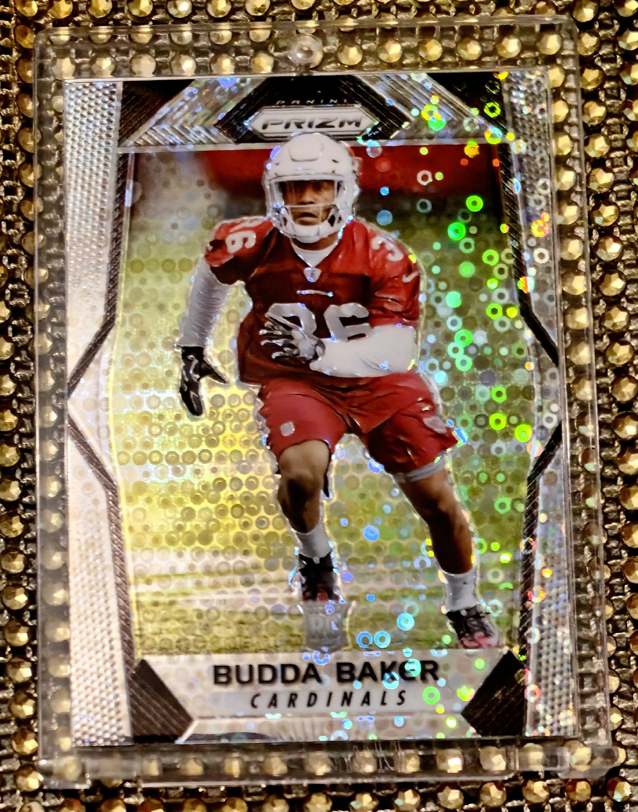 MINT‼️2017 Panini Prizm Budda Baker RC DISCO #256 Cardinals 1