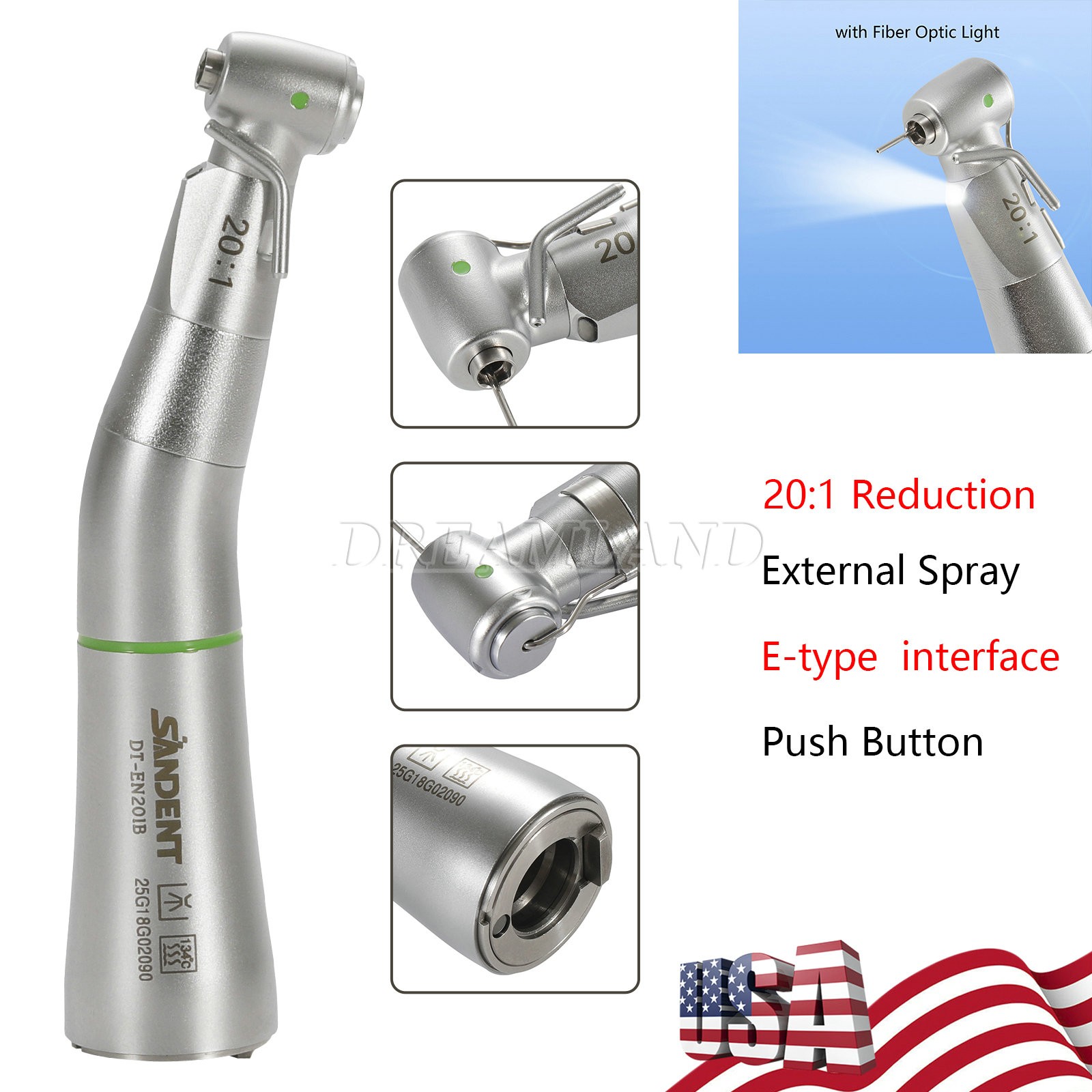 Optica Dental Implant Contra Angle Fit KAV SURGmatic S201 L