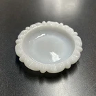 Vintage Milk Glass Trinket Dish 20th Century Cottage Core Grannycore