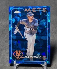 J.D. Martinez 2024 Topps Chrome Update Series SAPPHIRE #USCS243 New York Mets