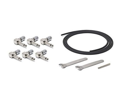 Oyaide OYAIDE NEO Solderless Cable Kit L6 + (Cable 1.5m, 6 L-shaped plugs, 2 spa